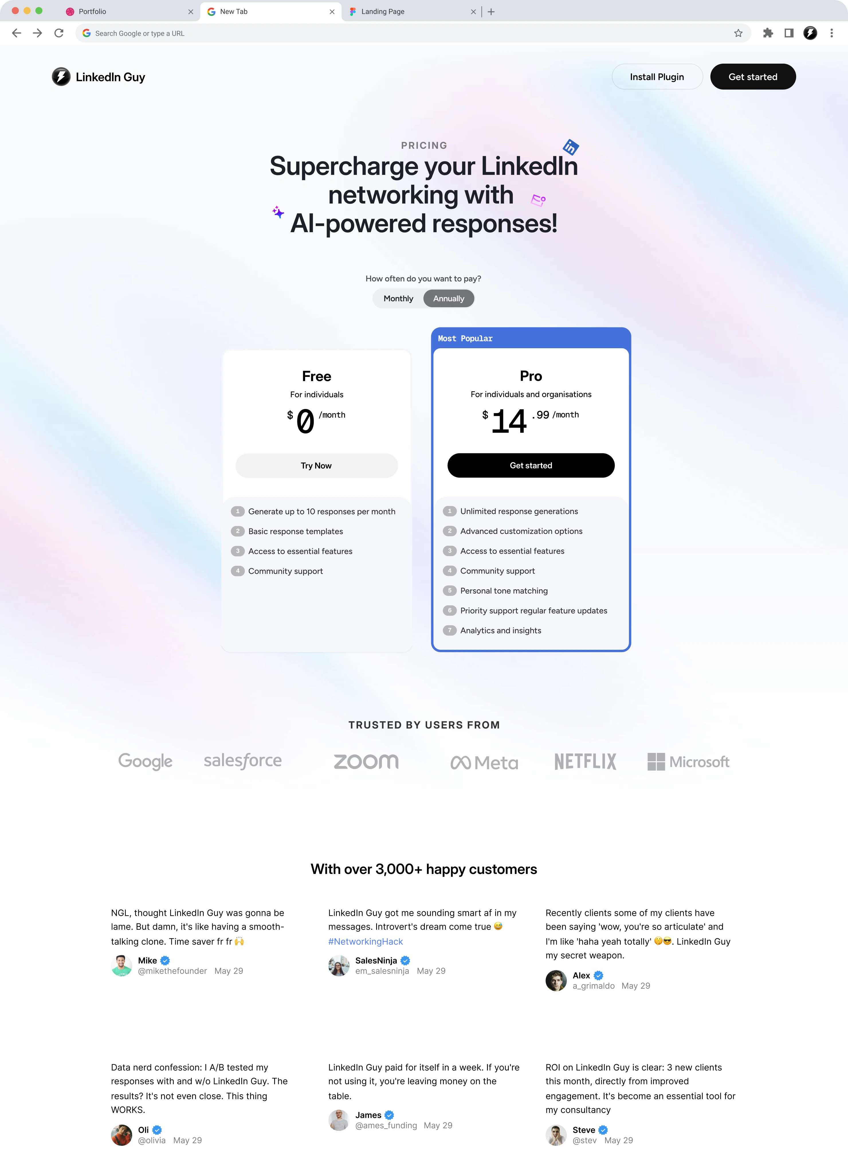 Landing Page